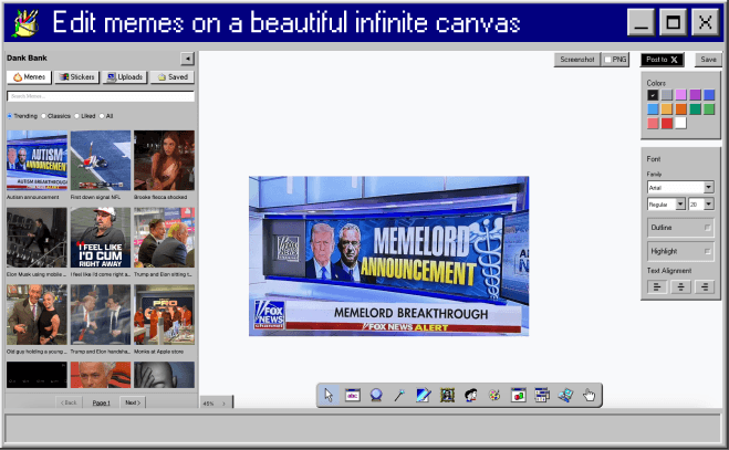 Editor window mock
